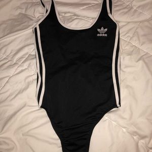 Black adidas bodysuit